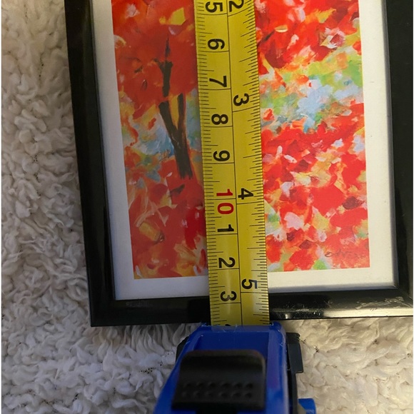 Small Fall Foliage bright orange and red frame picture. - Picture 5 of 5